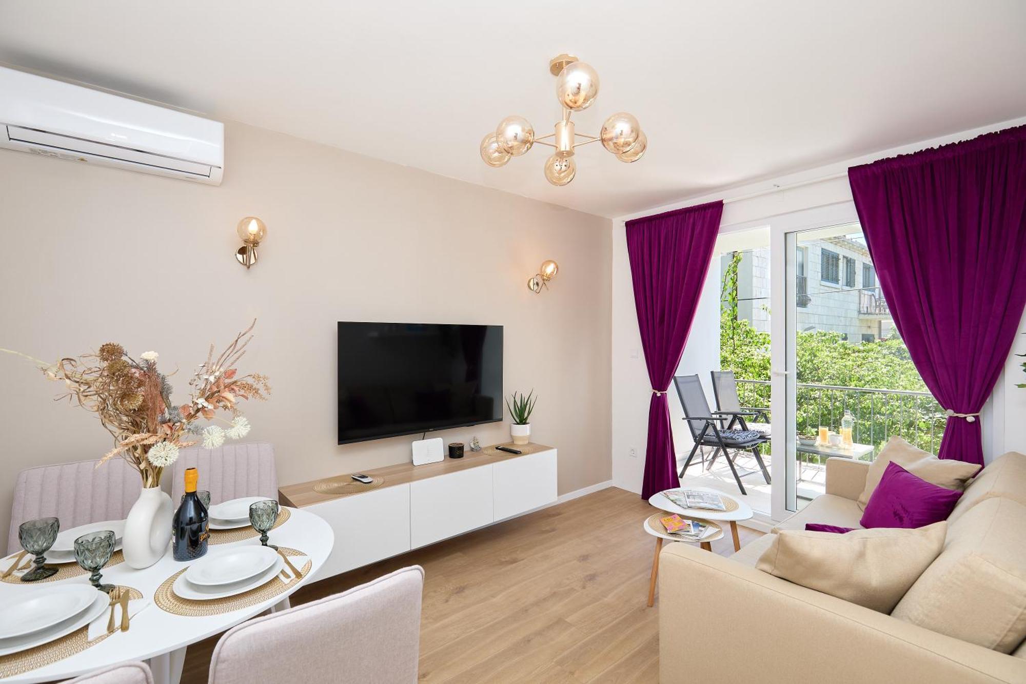 Апартаменты Golden Rose - Walking Distance 1 Km From Old Town Дубровник Экстерьер фото
